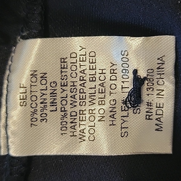 LULU'S xs navy blue lace blouse lined - Picture 5 of 5